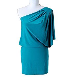 3/$30 Jessica Simpson Teal One Shoulder Dress